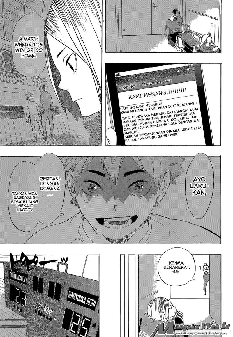 Haikyuu!! Chapter 196 - halaman 8