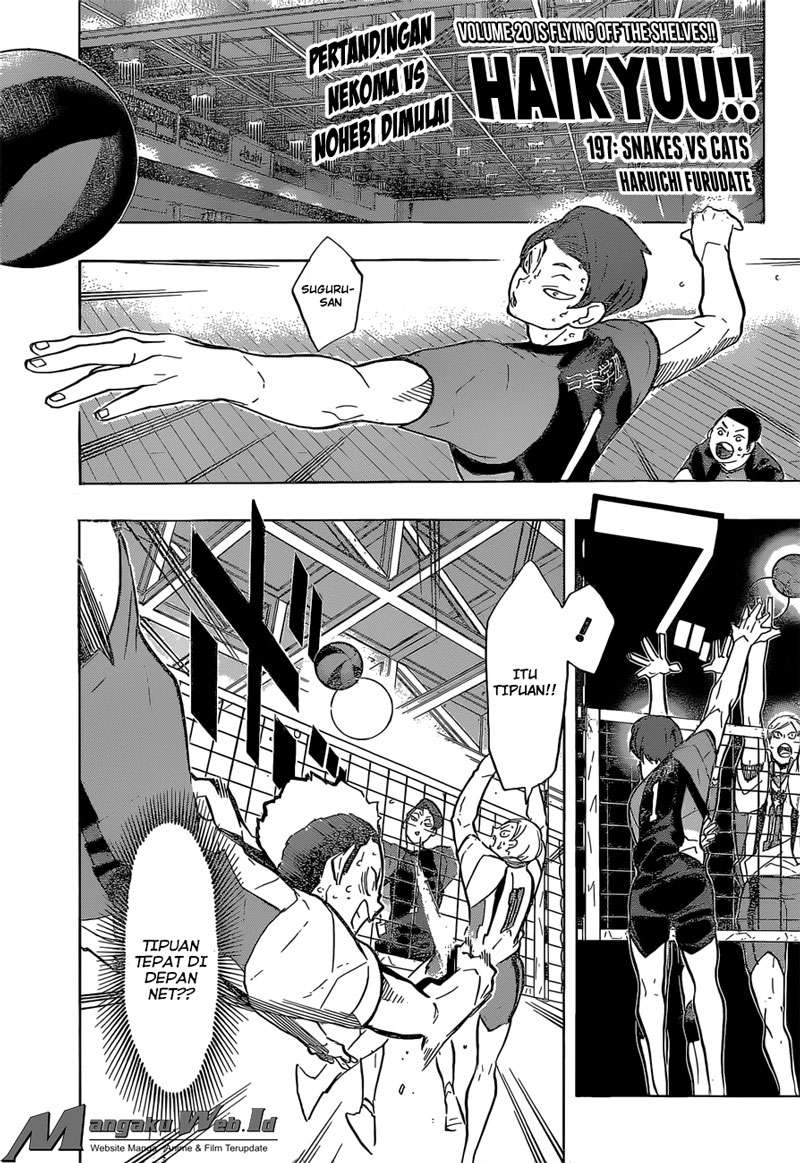 Haikyuu!! Chapter 197 - halaman 2