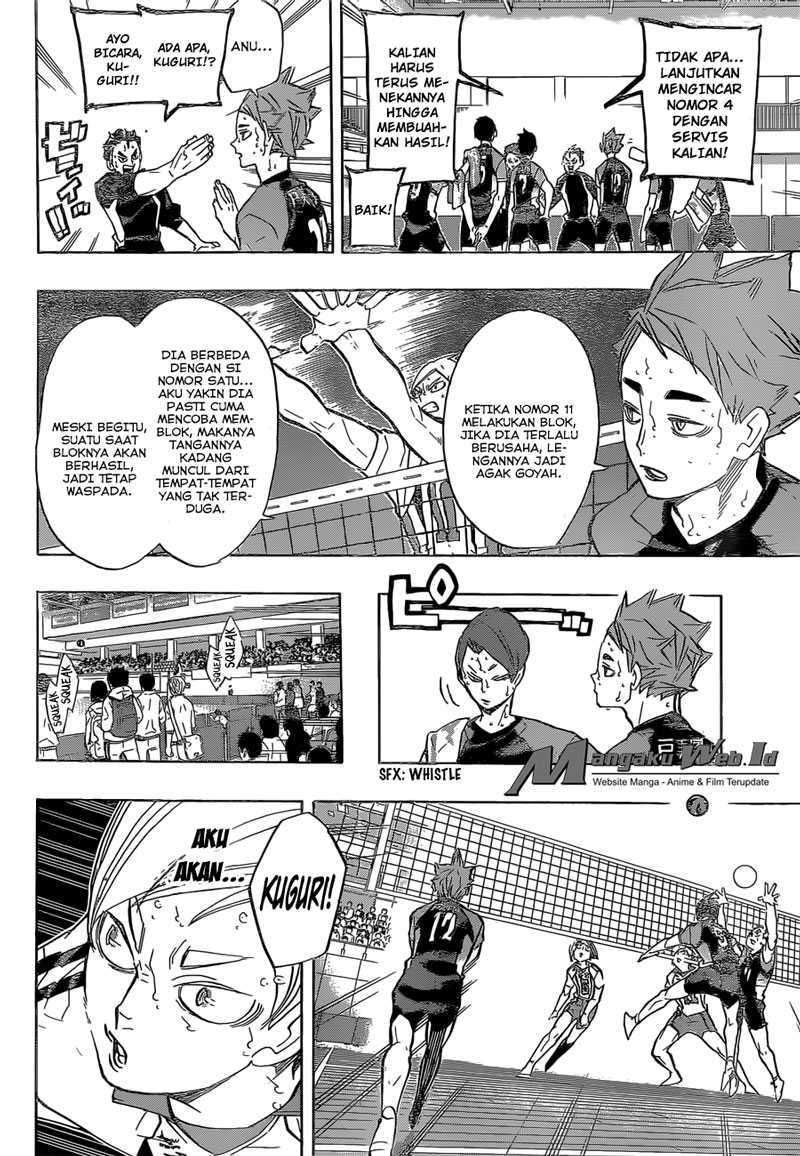 Haikyuu!! Chapter 203 - halaman 4