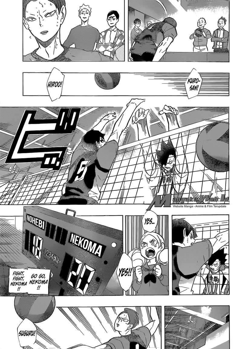 Haikyuu!! Chapter 203 - halaman 9