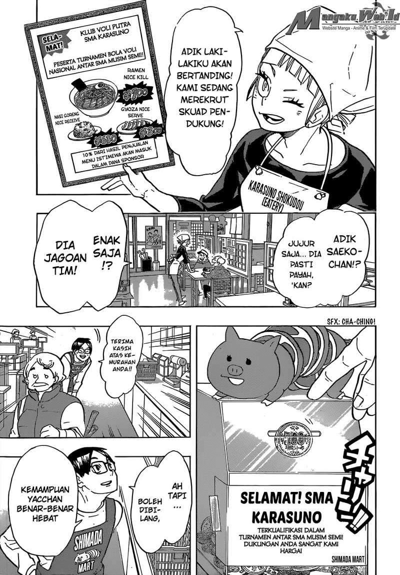 Haikyuu!! Chapter 207 - halaman 6