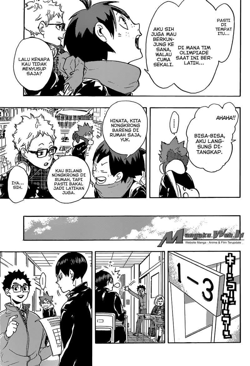 Haikyuu!! Chapter 208 - halaman 15
