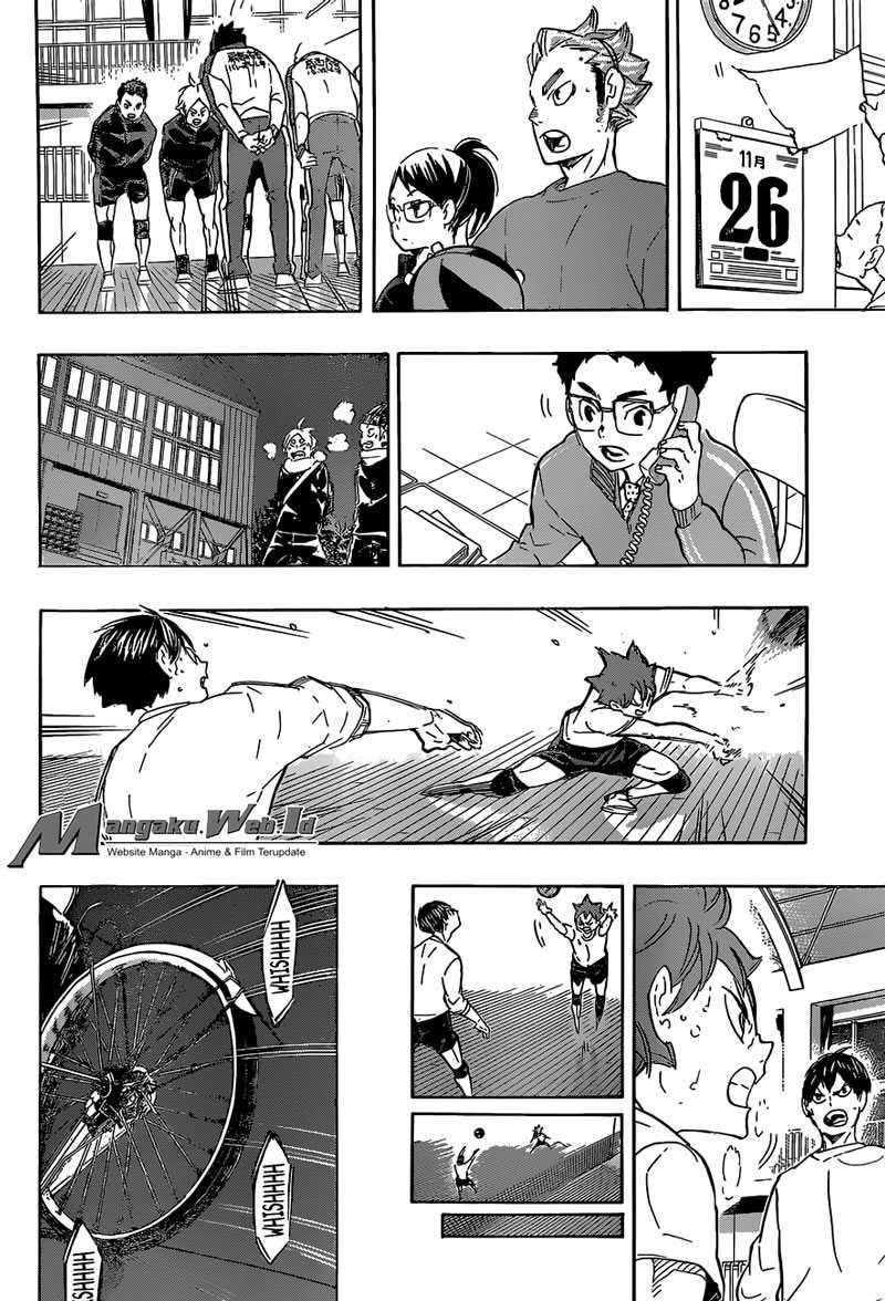 Haikyuu!! Chapter 208 - halaman 16