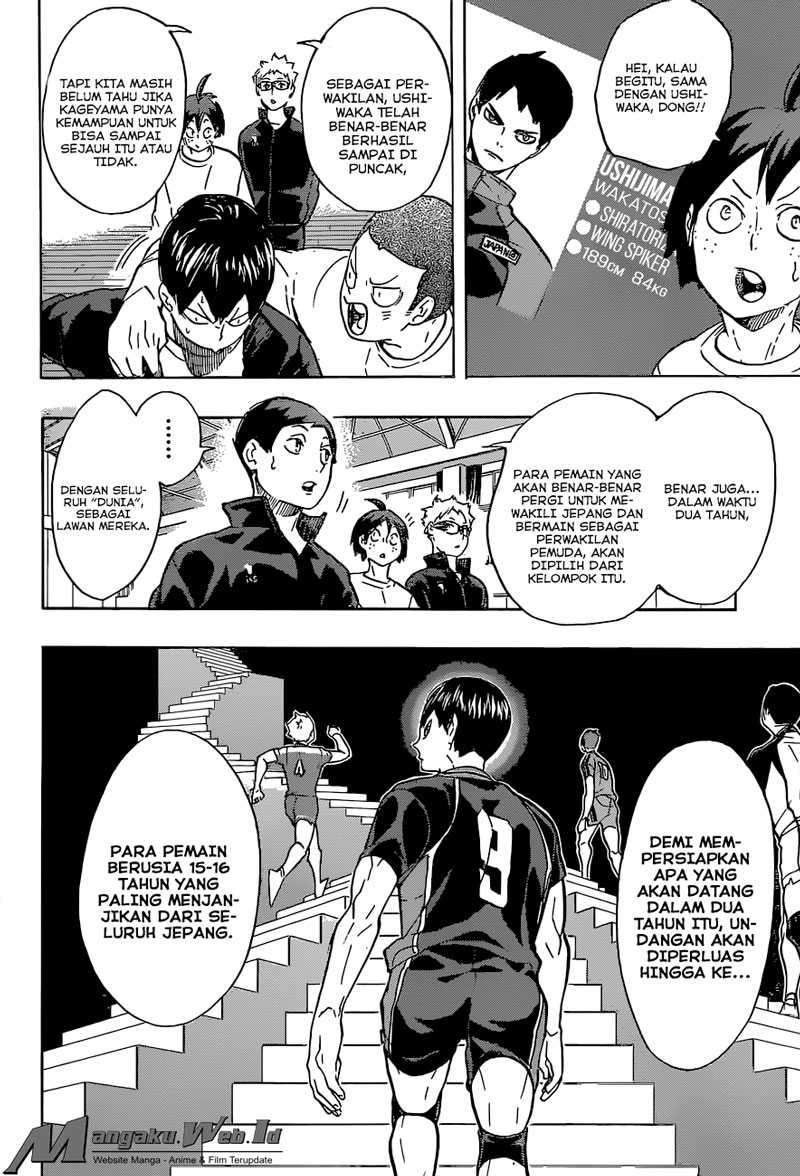 Haikyuu!! Chapter 208 - halaman 6