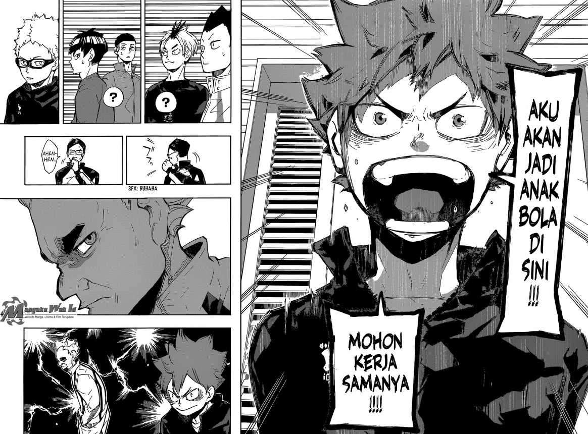 Haikyuu!! Chapter 209 - halaman 18