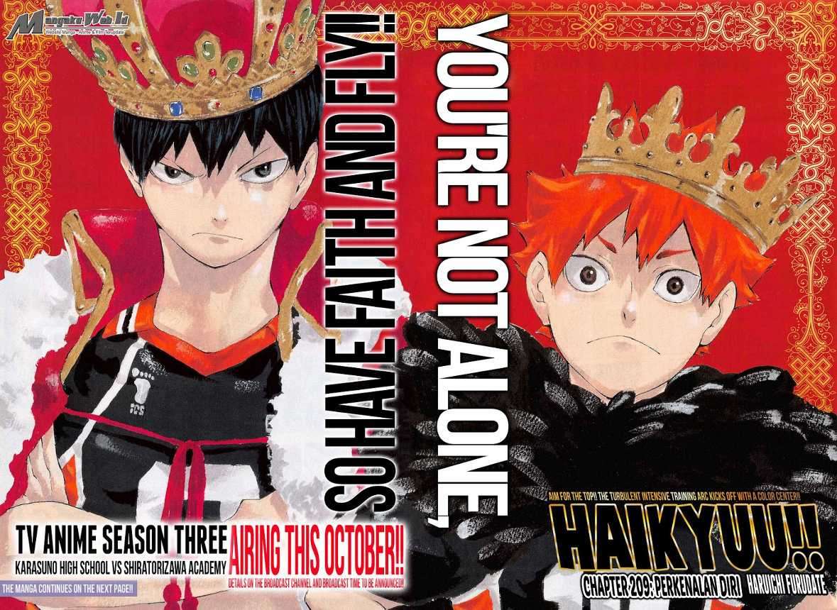 Haikyuu!! Chapter 209 - halaman 4
