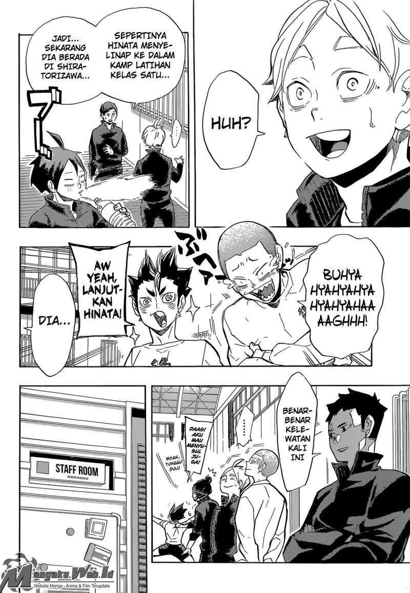 Haikyuu!! Chapter 209 - halaman 8