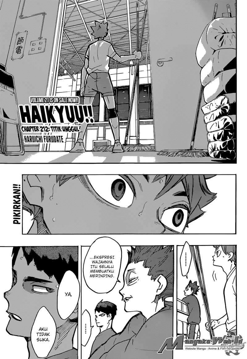 Haikyuu!! Chapter 212 - halaman 5