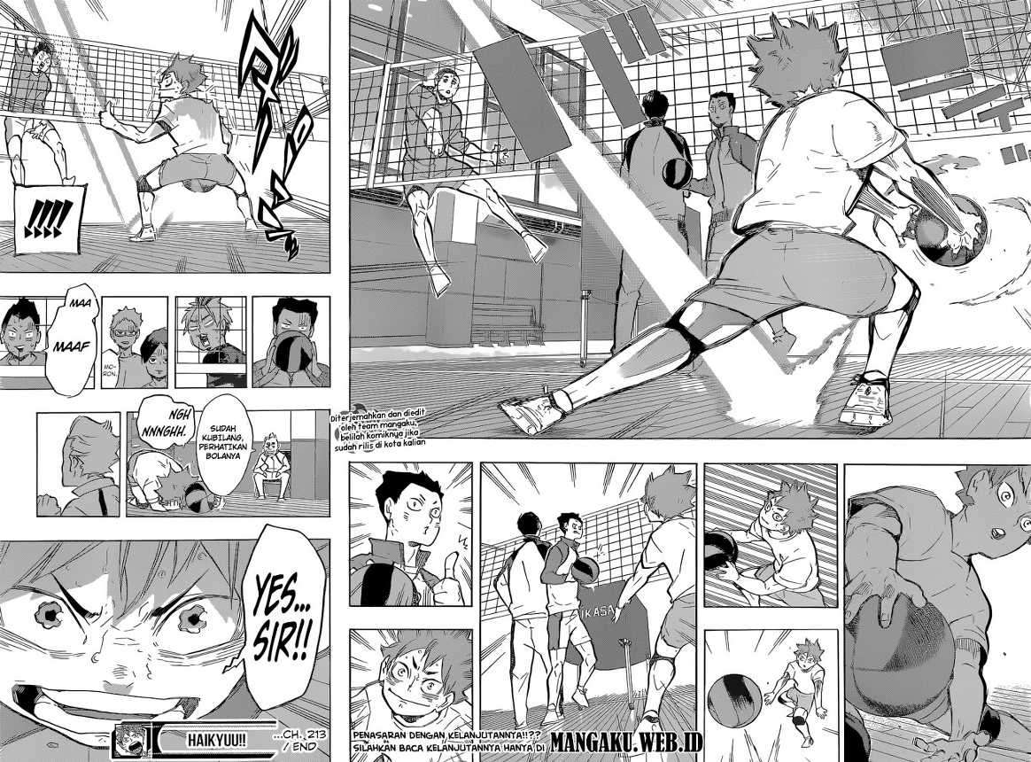Haikyuu!! Chapter 213 - halaman 20