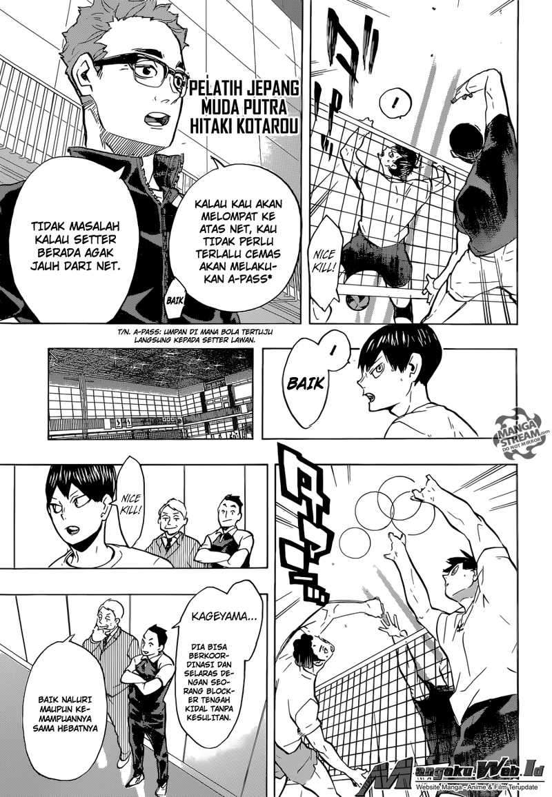 Haikyuu!! Chapter 215 - halaman 10