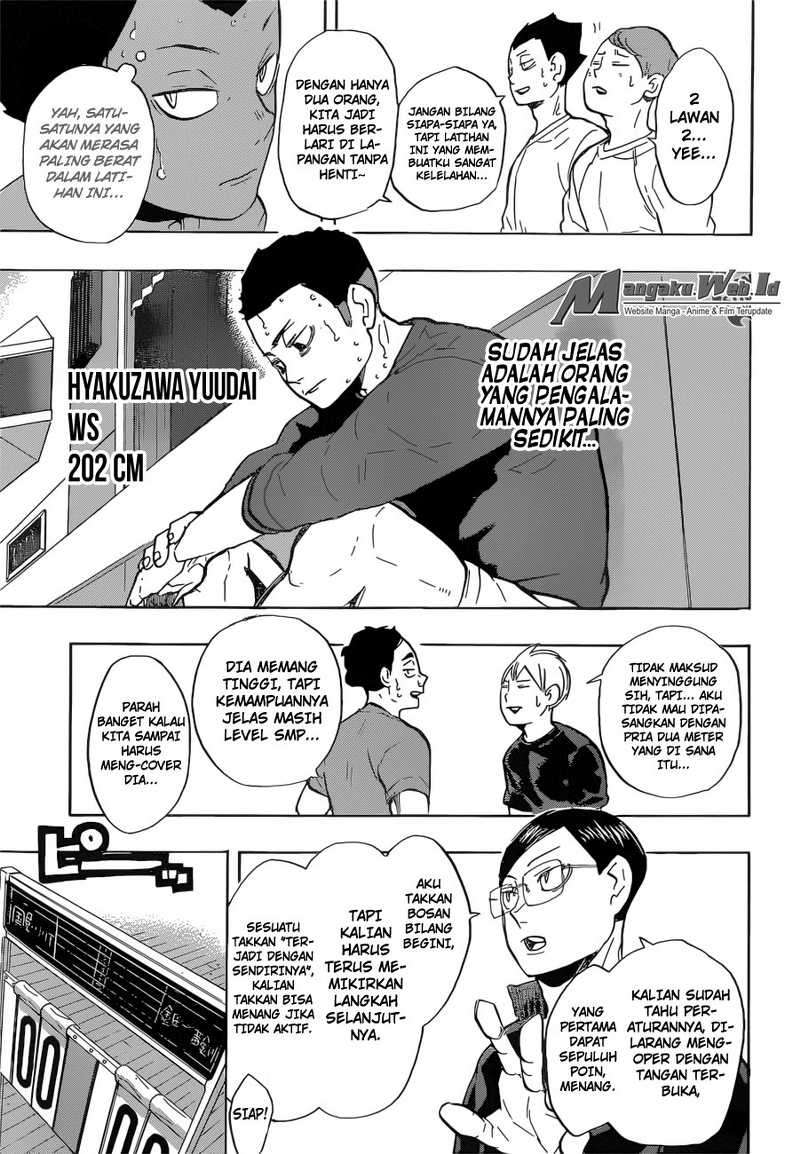 Haikyuu!! Chapter 217 - halaman 8