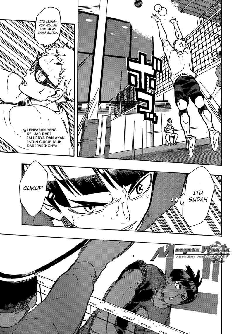 Haikyuu!! Chapter 218 - halaman 10