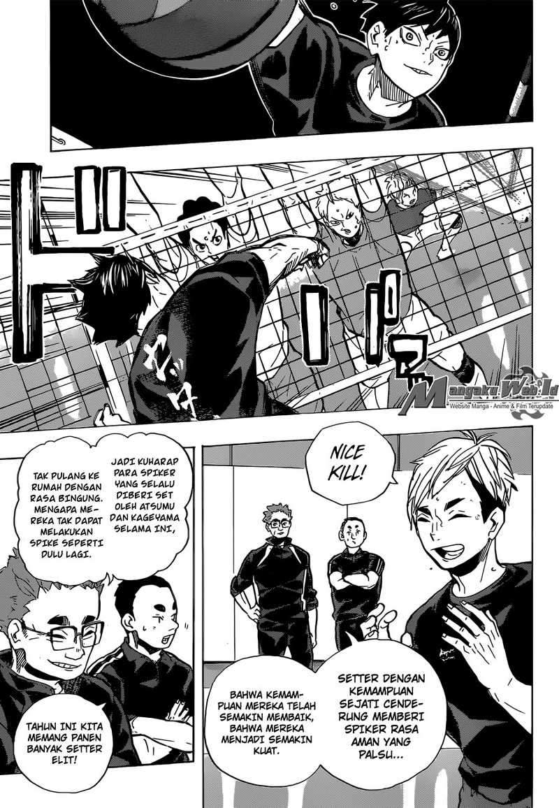Haikyuu!! Chapter 219 - halaman 10