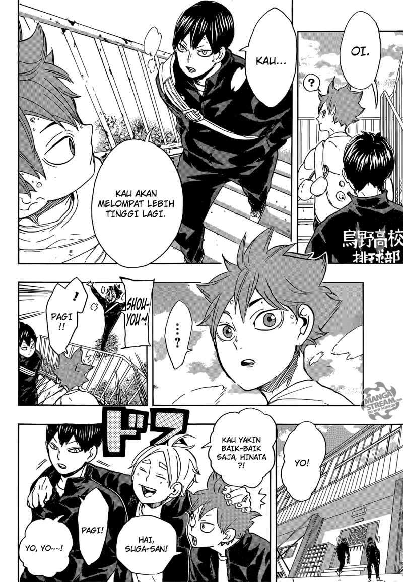 Haikyuu!! Chapter 220 - halaman 10