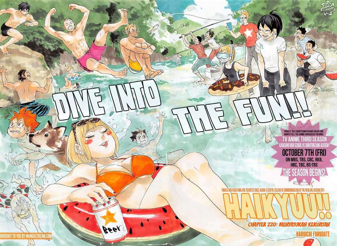 Haikyuu!! Chapter 220 - halaman 4