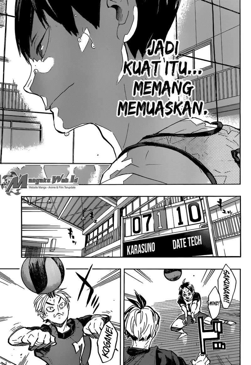 Haikyuu!! Chapter 222 - halaman 14