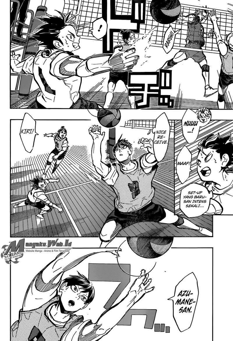 Haikyuu!! Chapter 222 - halaman 15