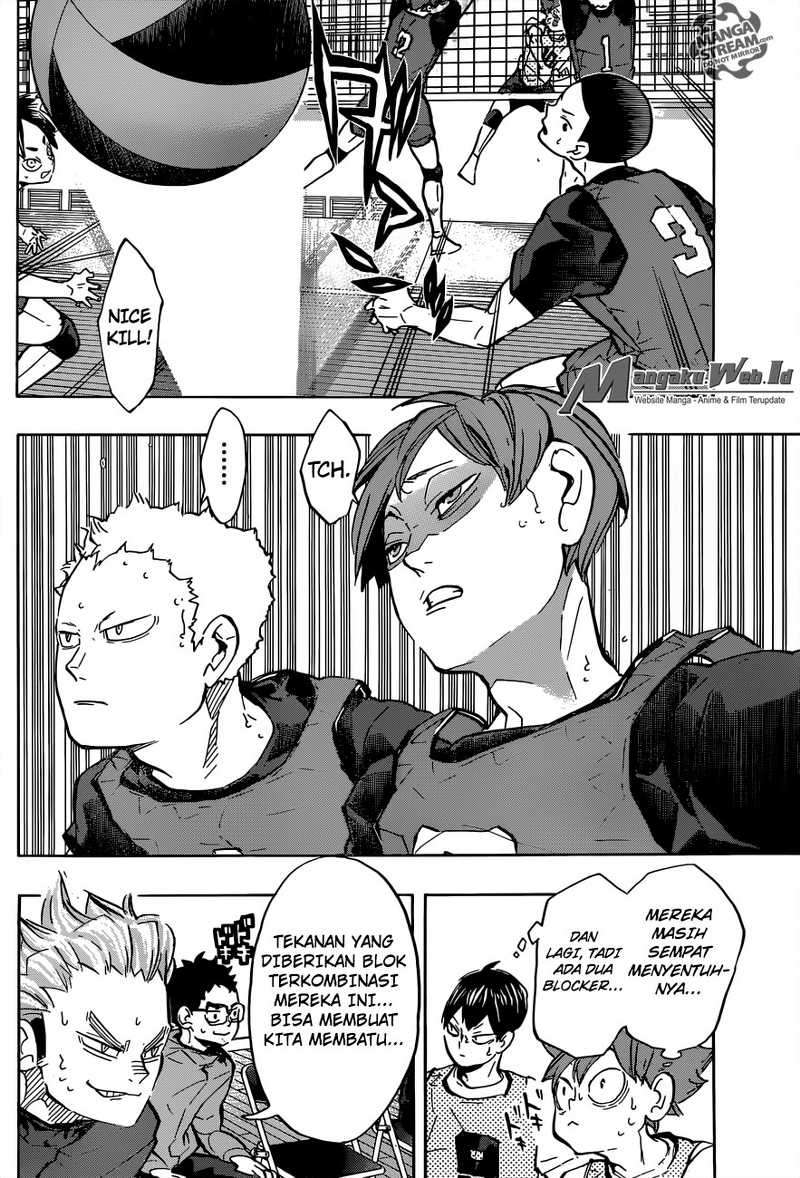Haikyuu!! Chapter 222 - halaman 9