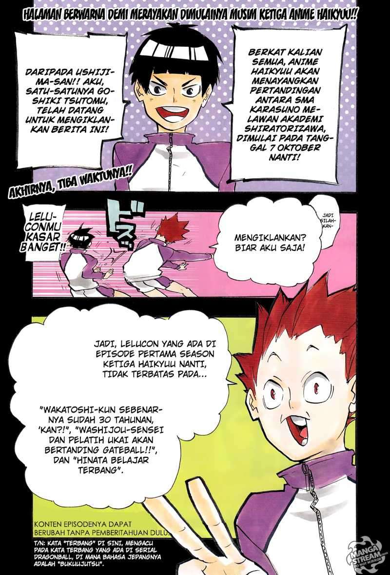 Haikyuu!! Chapter 224 - halaman 3
