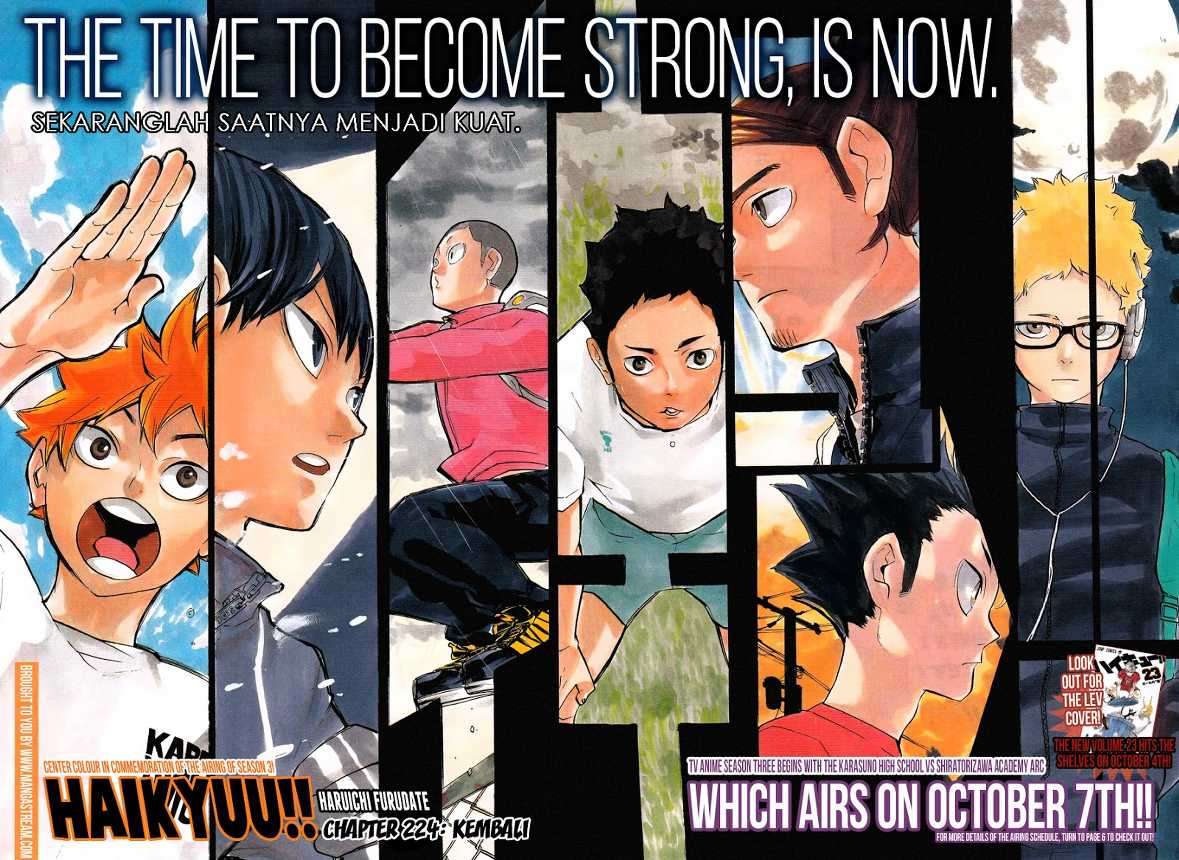 Haikyuu!! Chapter 224 - halaman 4