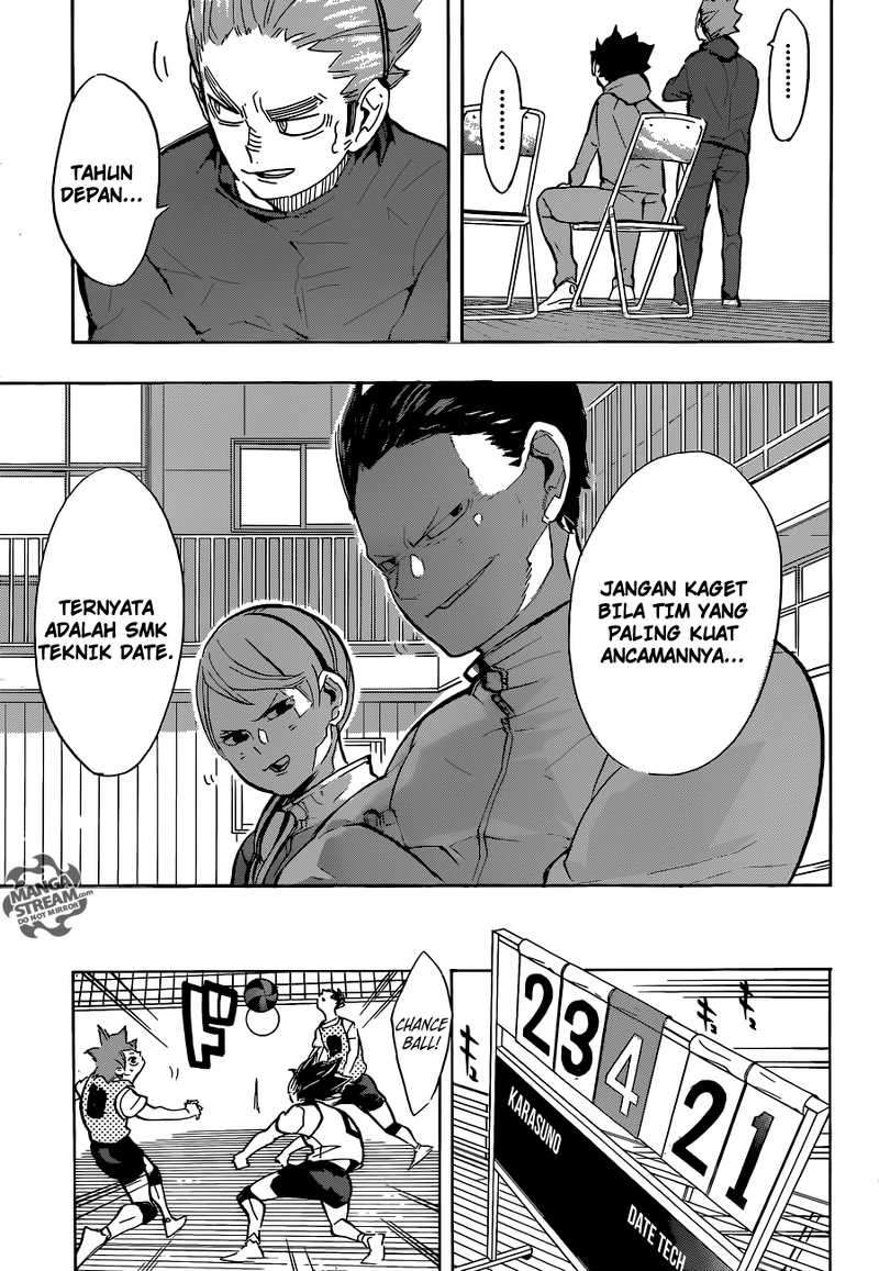 Haikyuu!! Chapter 225 - halaman 18