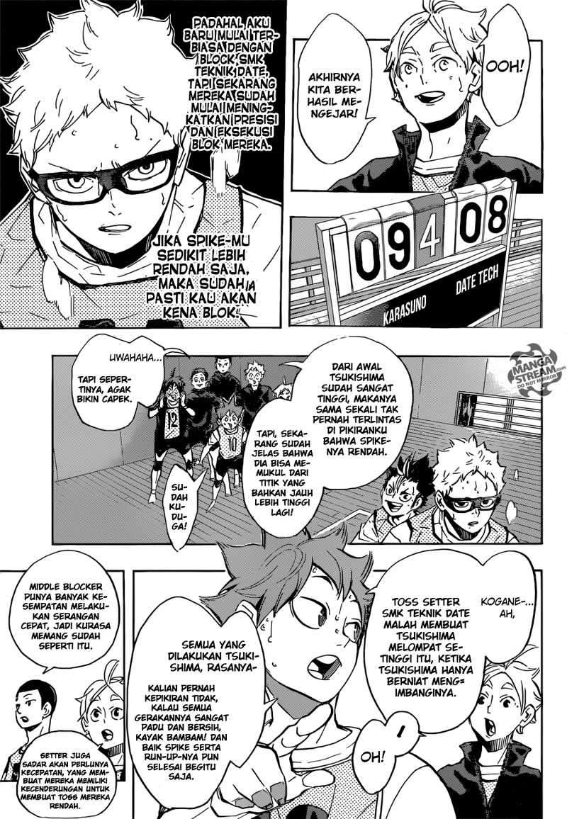 Haikyuu!! Chapter 225 - halaman 6