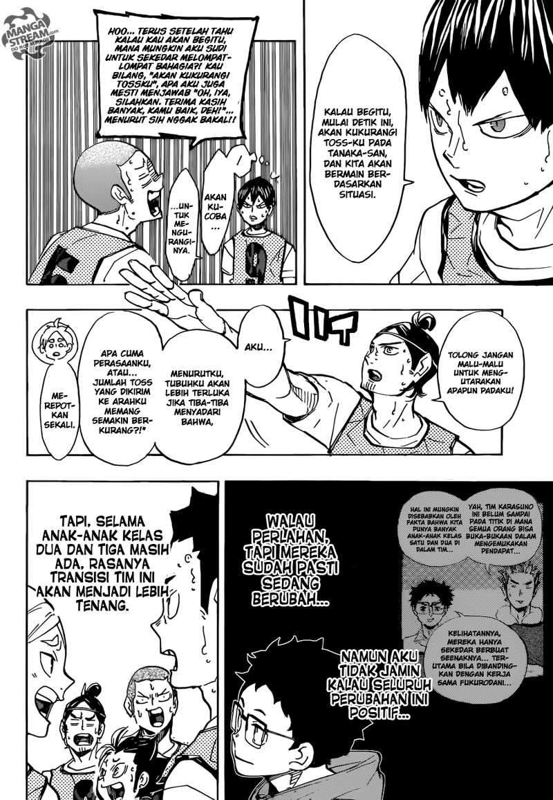 Haikyuu!! Chapter 225 - halaman 9