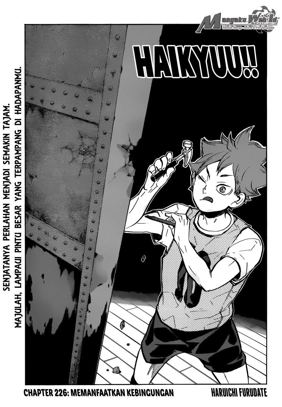Haikyuu!! Chapter 226 - halaman 2