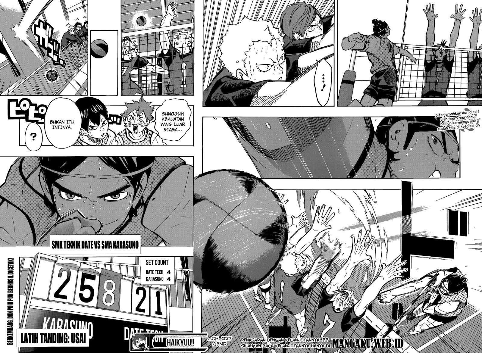 Haikyuu!! Chapter 227 - halaman 19