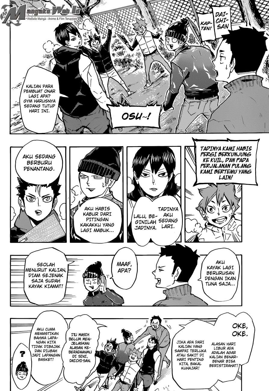 Haikyuu!! Chapter 229 - halaman 15