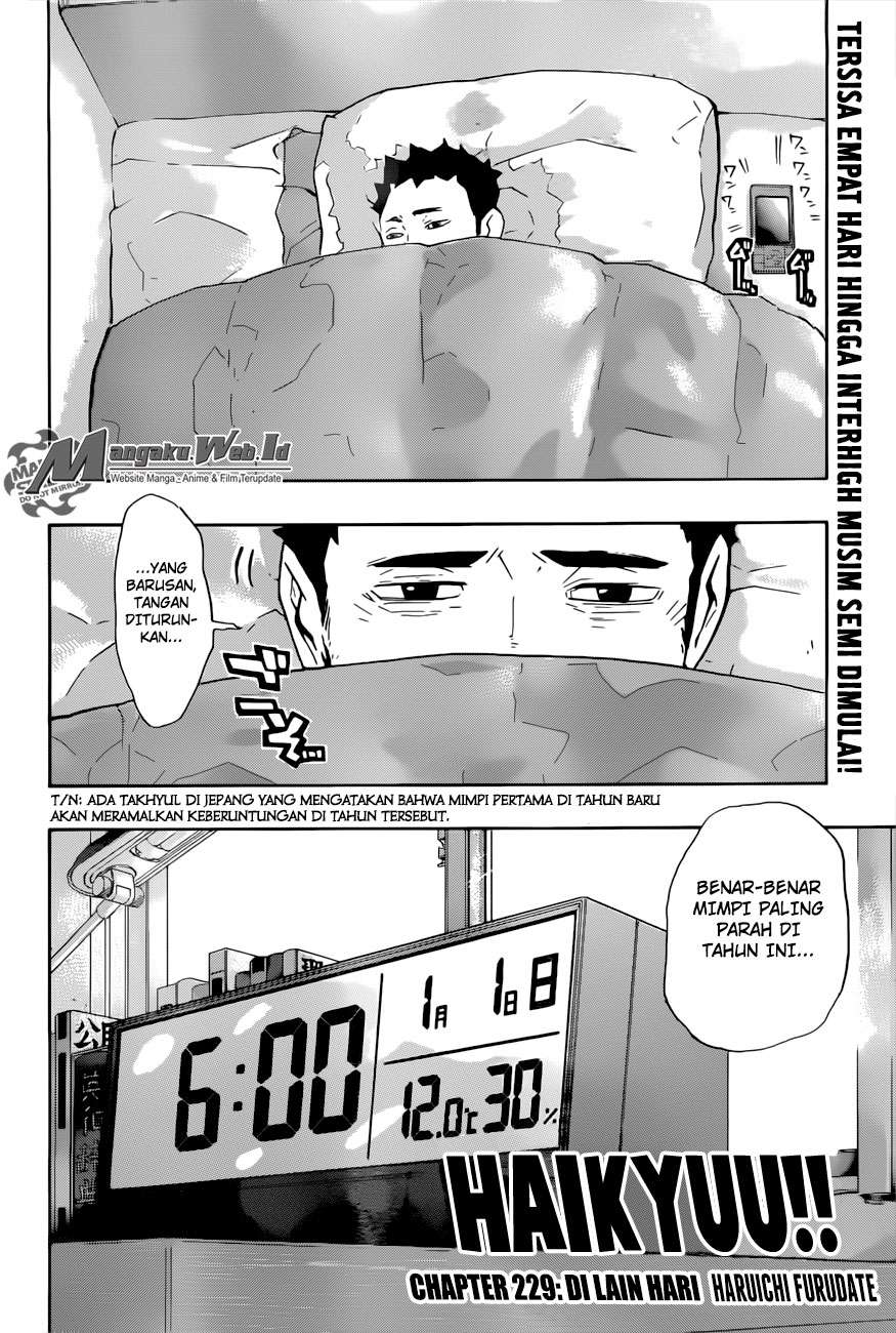 Haikyuu!! Chapter 229 - halaman 5
