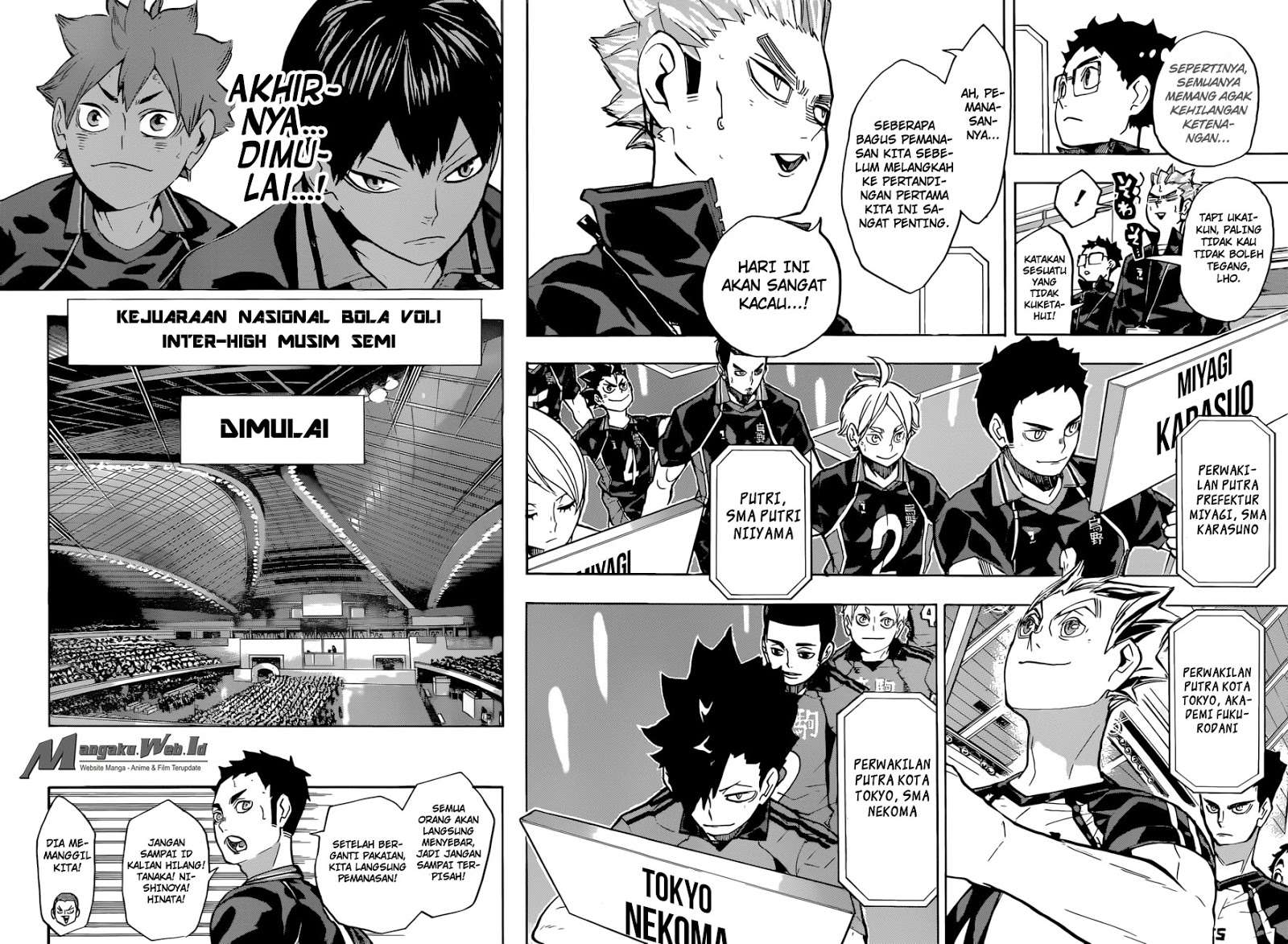 Haikyuu!! Chapter 231 - halaman 10