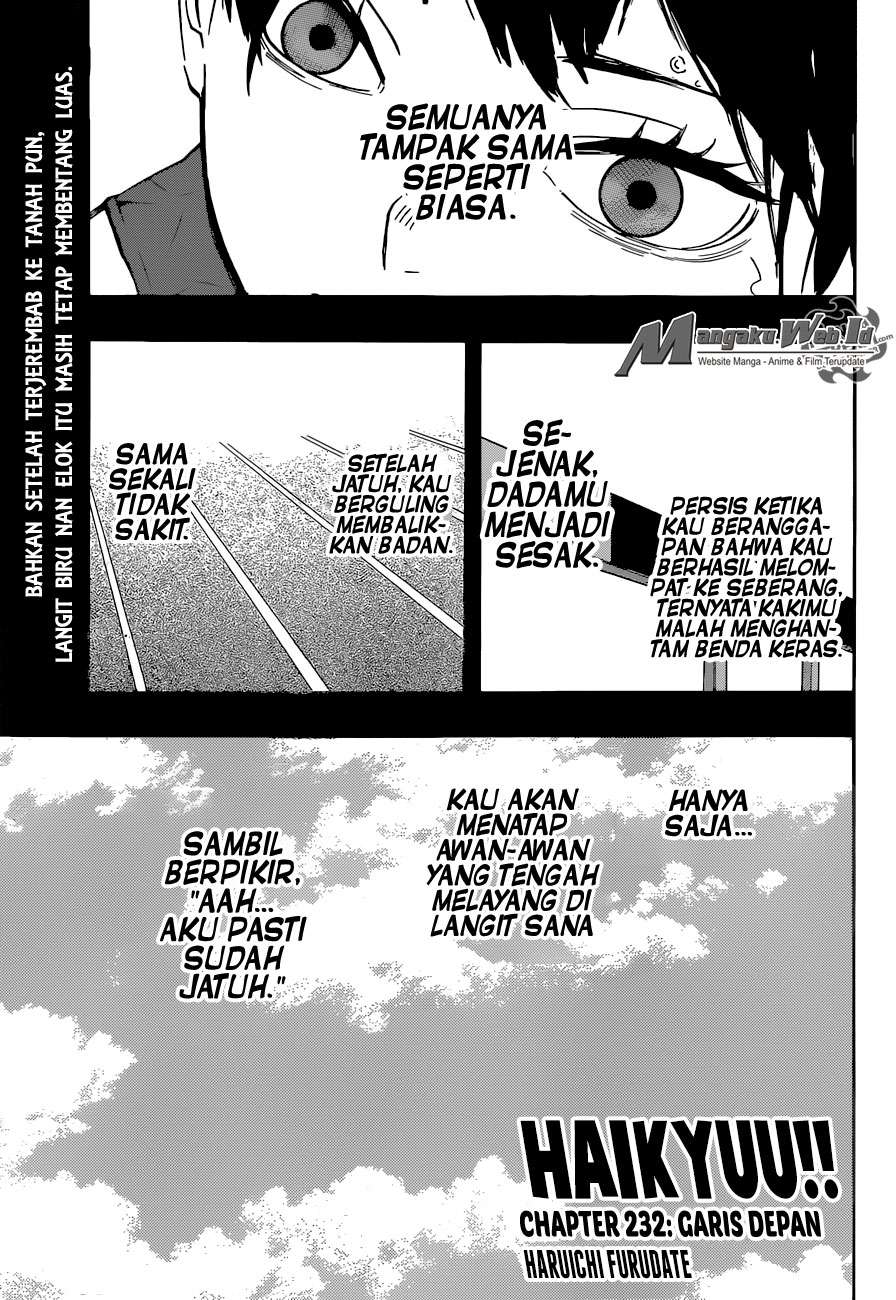 Haikyuu!! Chapter 232 - halaman 2