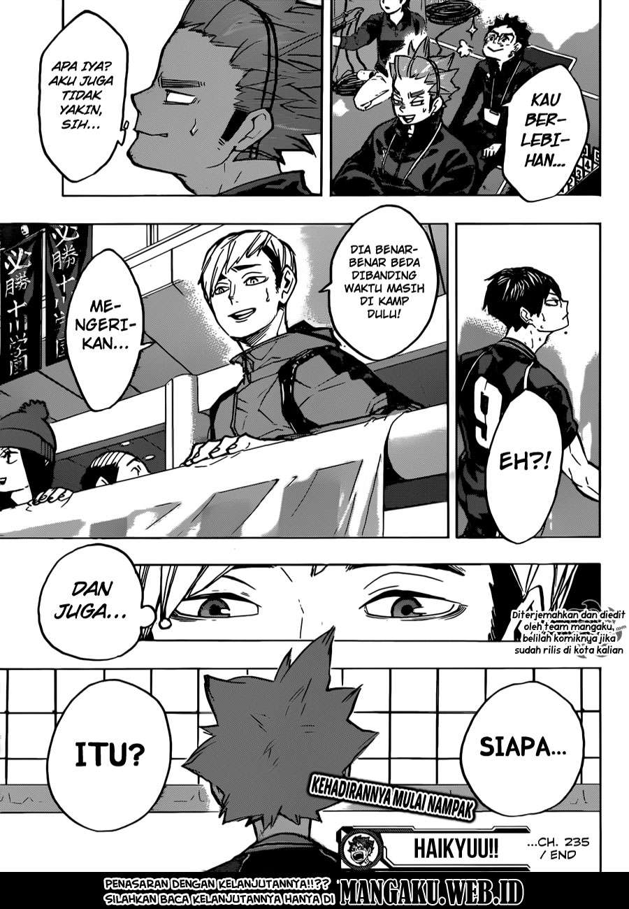 Haikyuu!! Chapter 235 - halaman 19