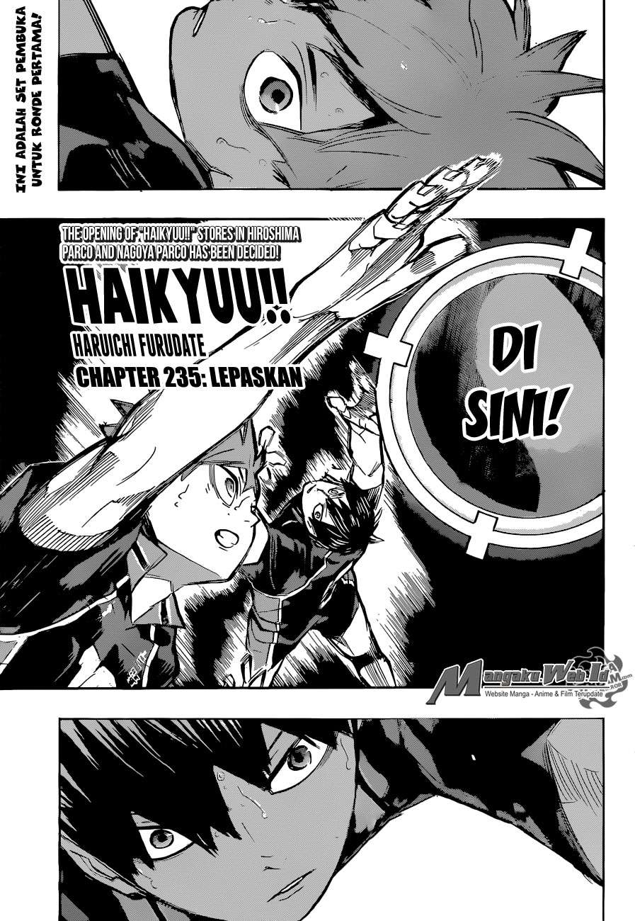 Haikyuu!! Chapter 235 - halaman 2