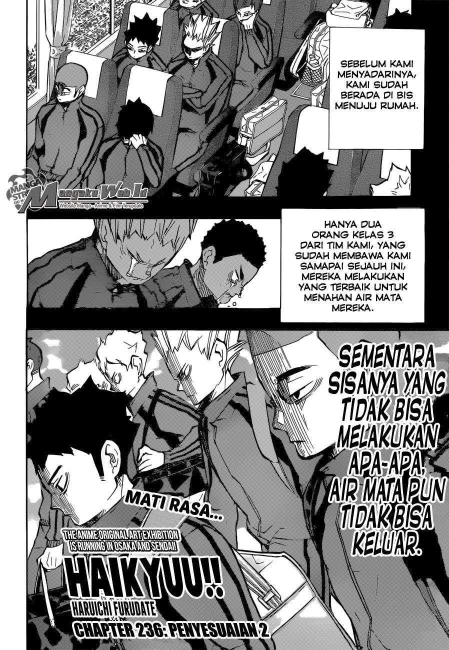 Haikyuu!! Chapter 236 - halaman 3
