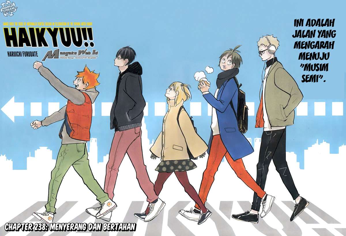 Haikyuu!! Chapter 238 - halaman 2