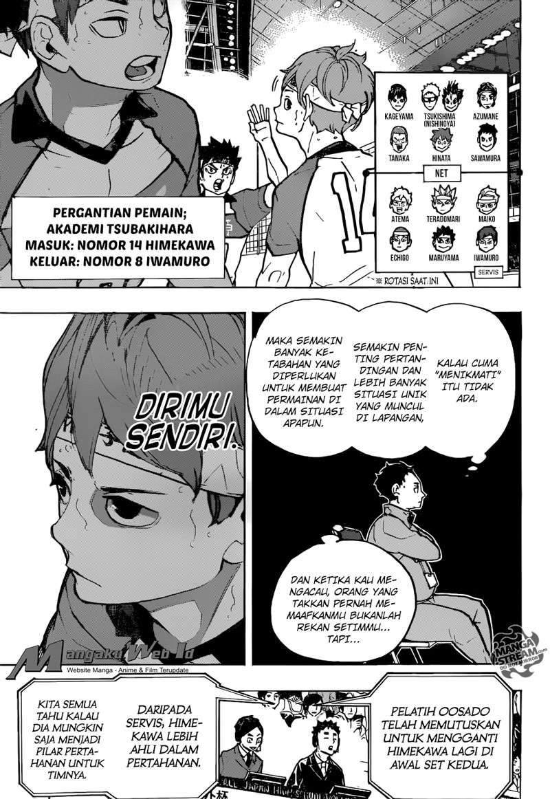 Haikyuu!! Chapter 239 - halaman 13