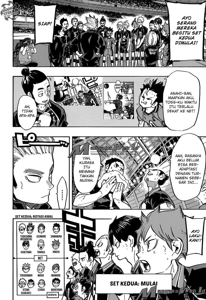 Haikyuu!! Chapter 239 - halaman 8
