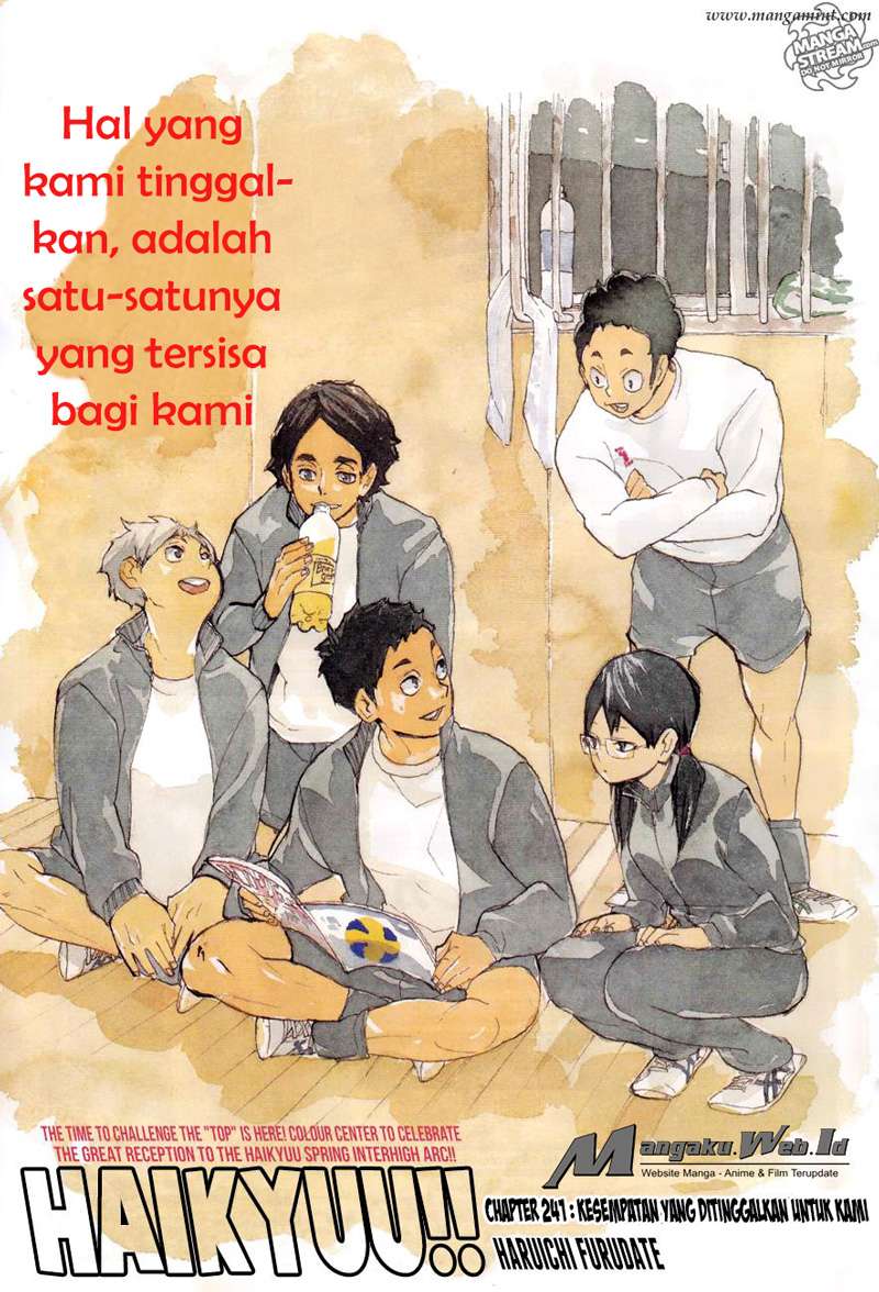 Haikyuu!! Chapter 241 - halaman 1