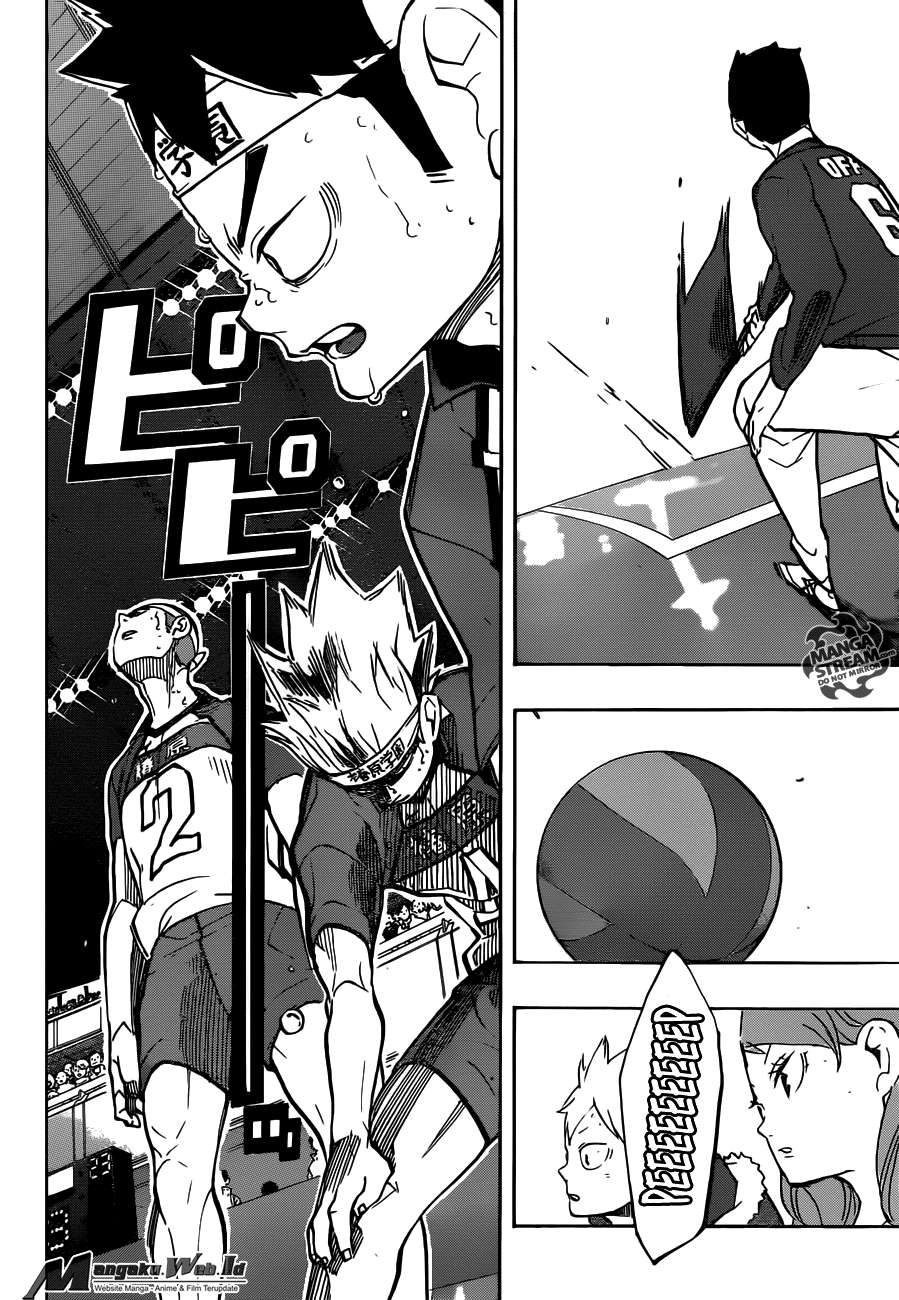 Haikyuu!! Chapter 242 - halaman 15