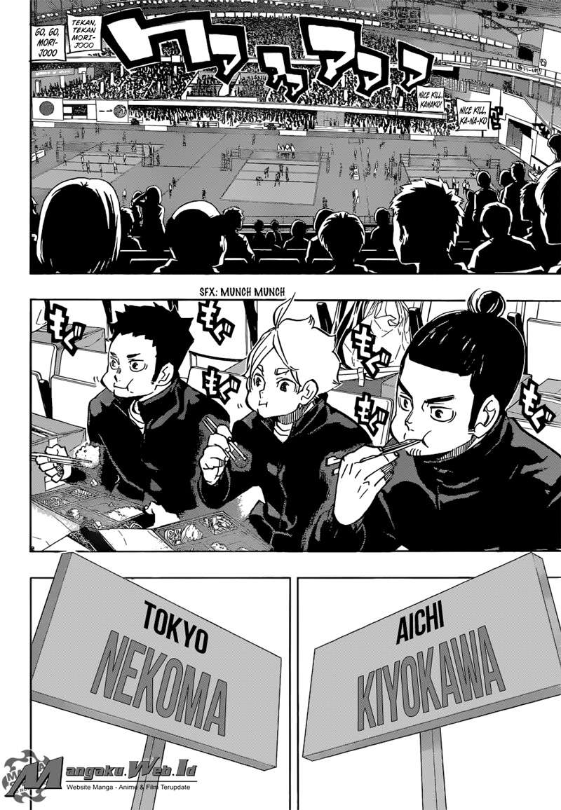 Haikyuu!! Chapter 243 - halaman 10