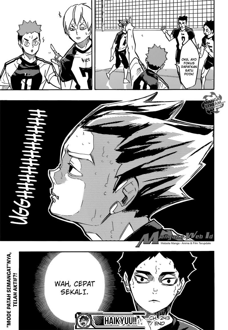 Haikyuu!! Chapter 243 - halaman 19