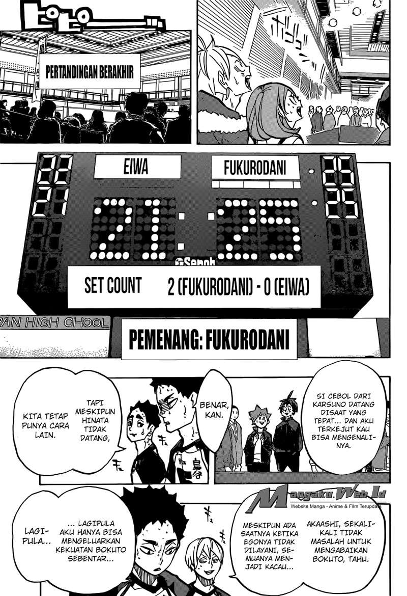 Haikyuu!! Chapter 244 - halaman 18