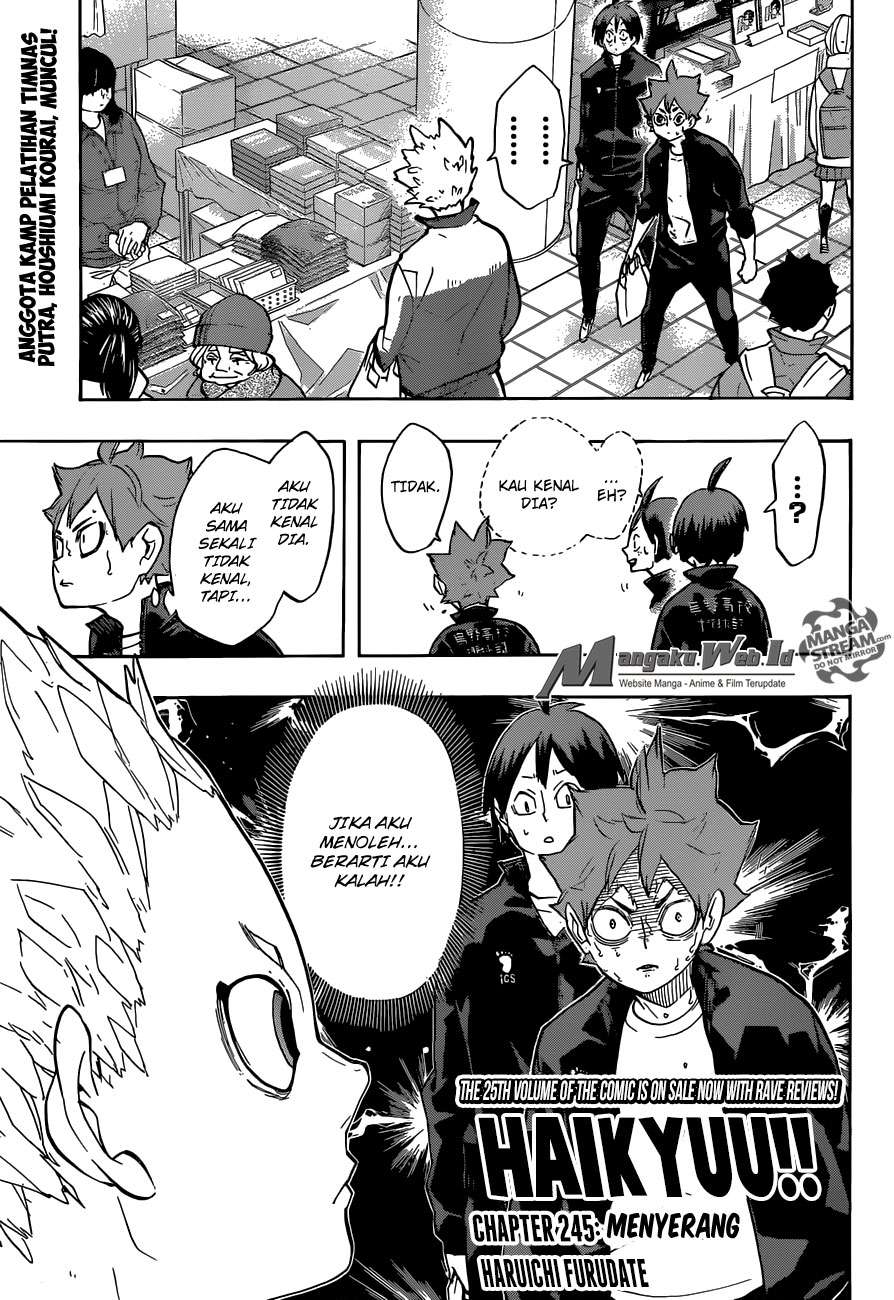 Haikyuu!! Chapter 245 - halaman 2
