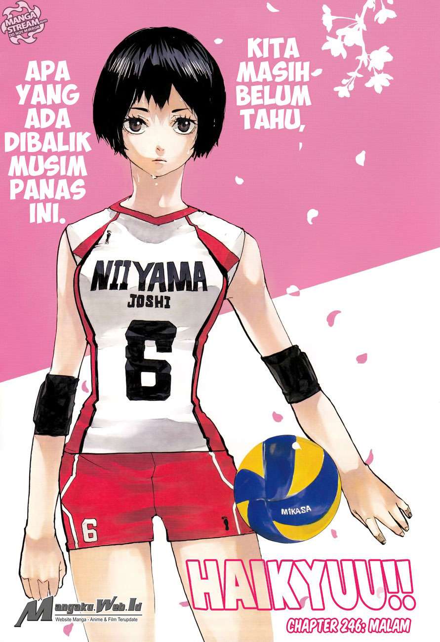 Haikyuu!! Chapter 246 - halaman 2