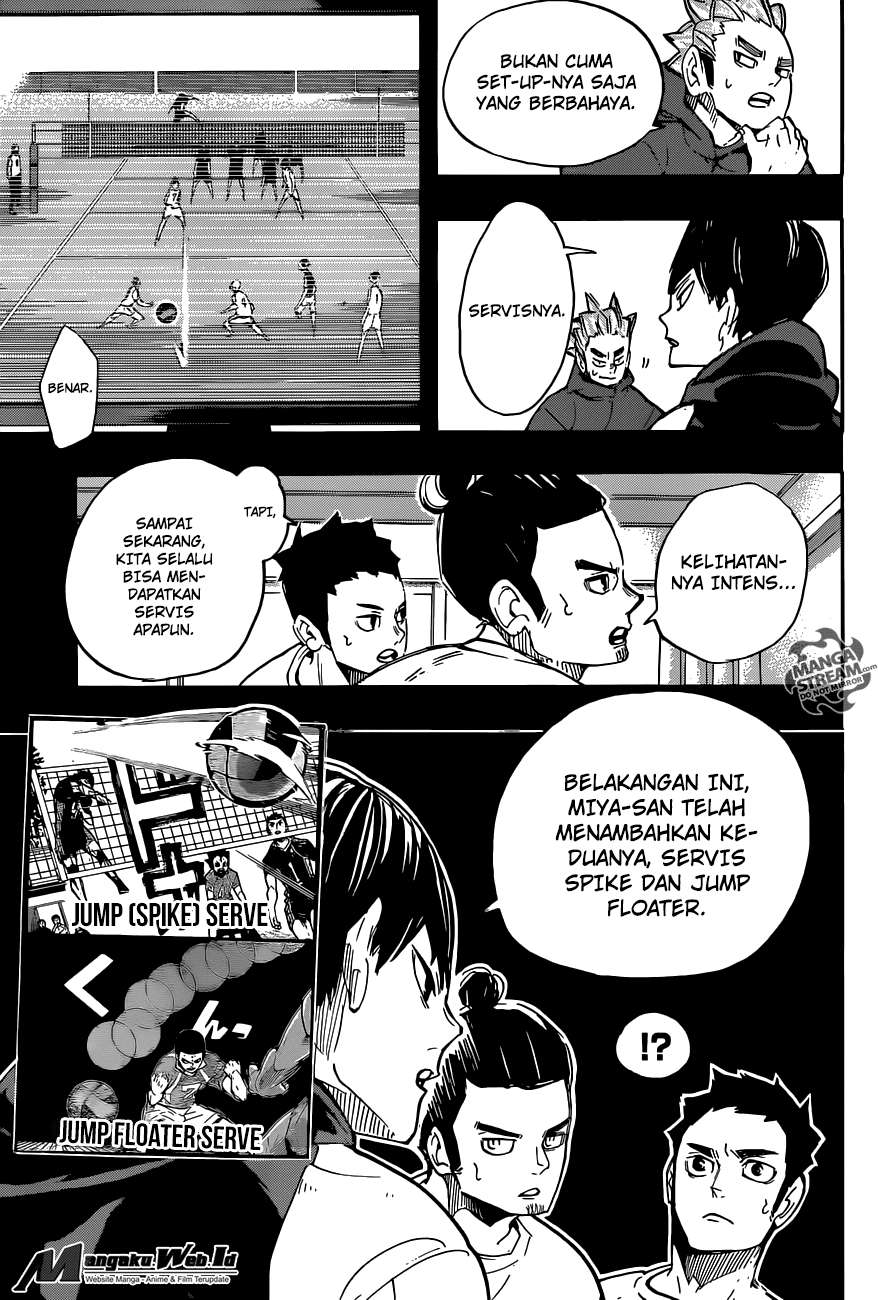 Haikyuu!! Chapter 247 - halaman 10