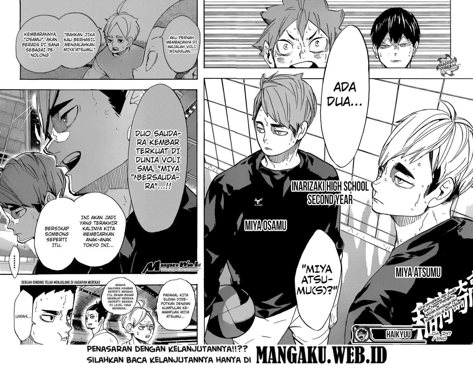 Haikyuu!! Chapter 247 - halaman 17