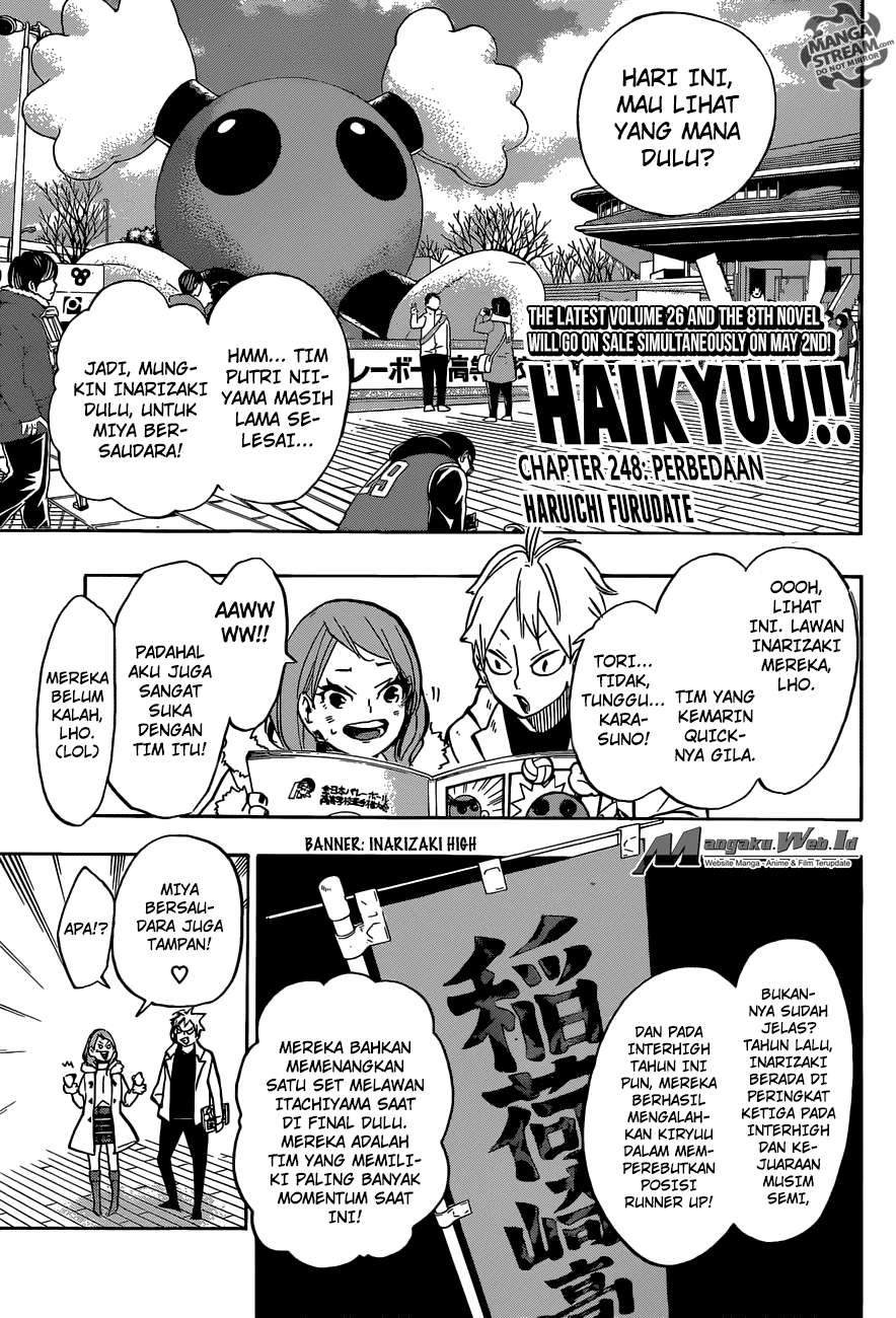 Haikyuu!! Chapter 248 - halaman 2