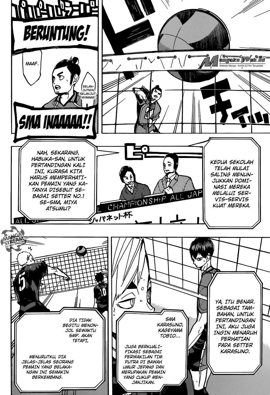 Haikyuu!! Chapter 249 - halaman 18